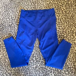 Athleta contender leggings. Gorgeous blue color